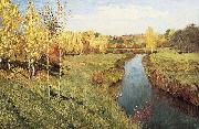 Isaac Levitan Golden Autumn oil painting